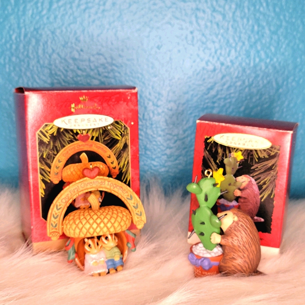 2 relationship Hallmark Keepsake ornaments
